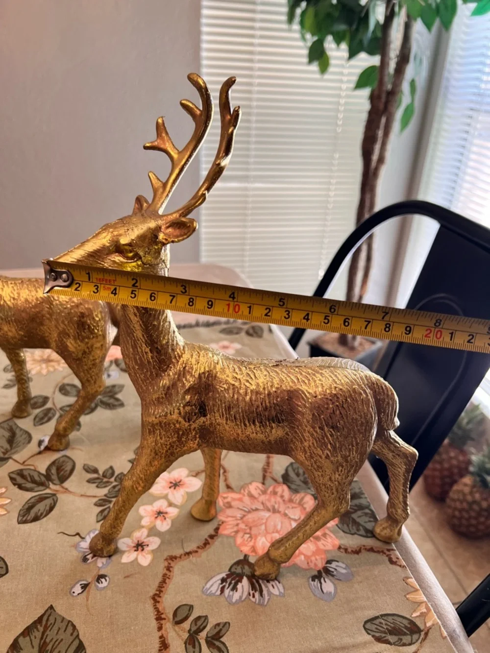 Target Gold Metallic Reindeer Holiday Figurines